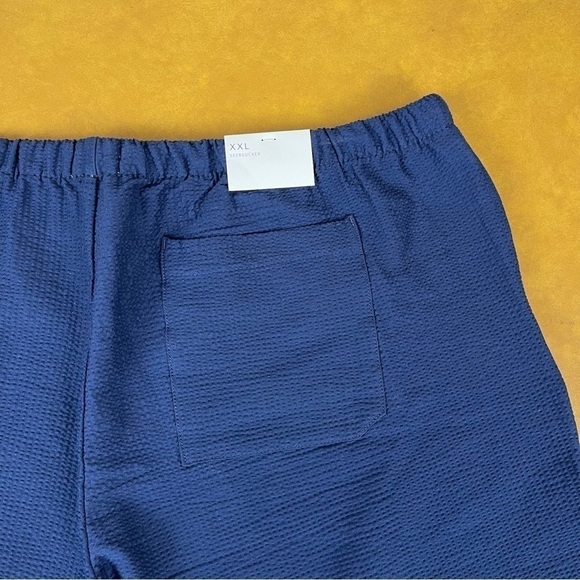 Onia Pull-On Stretch Seersucker (Deep Navy) Short Size XXL Men‎ - Picture 6 of 10